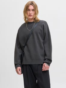 Jack & Jones Gładka Sweter wkładany przez głowę -Volcanic Ash - 12259649