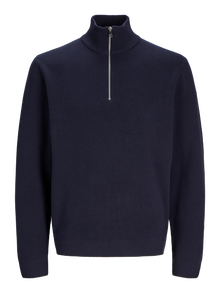 Jack & Jones Vienspalvis Pusės užtrauktuko šuoliui -Night Sky - 12259664