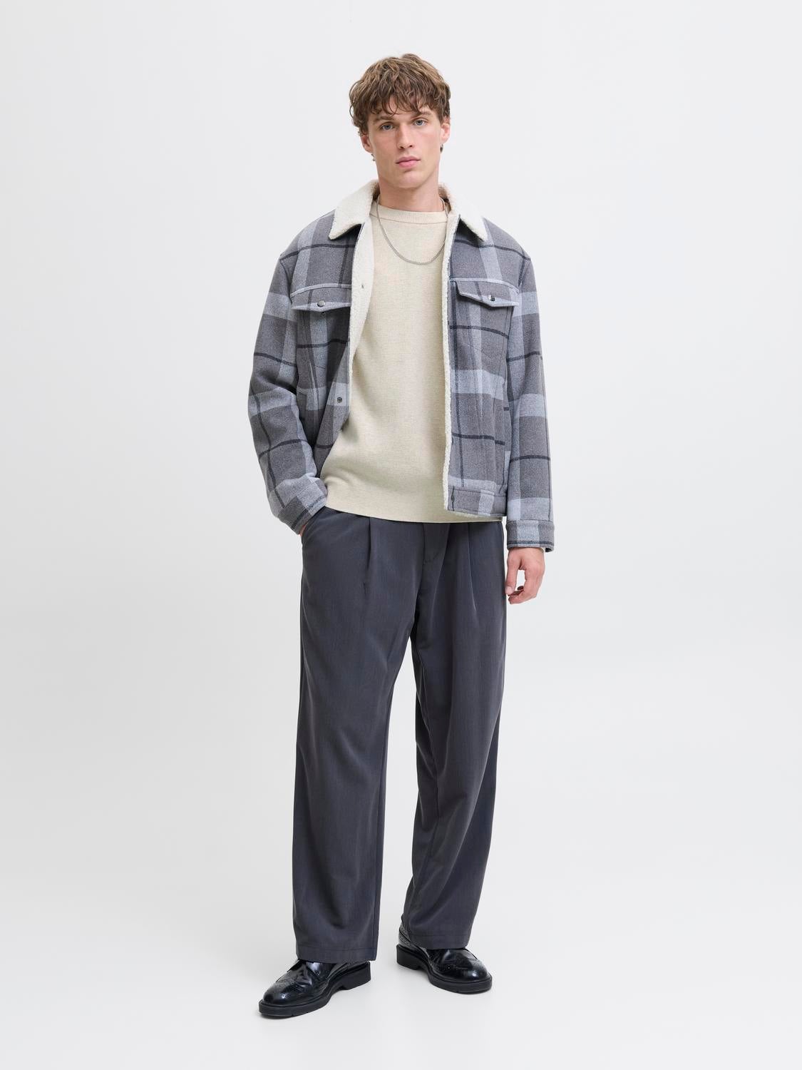 Thumbnail - Einfarbig Strickpullover