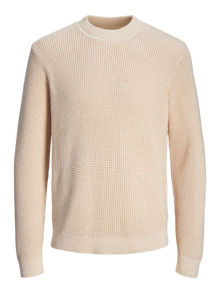 Jack & Jones Vienspalvis Megztinis -Greige - 12259671