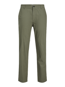 Jack & Jones Plius Siaurėjantis kirpimas Carrot fit Kelnės -Dusty Olive - 12259702