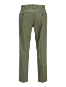 Jack & Jones Plius Siaurėjantis kirpimas Carrot fit Kelnės -Dusty Olive - 12259702