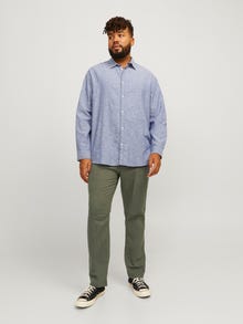 Jack & Jones Plius Siaurėjantis kirpimas Carrot fit Kelnės -Dusty Olive - 12259702