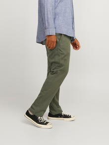 Jack & Jones Plus Size Tapered Fit Carrot fit -housut -Dusty Olive - 12259702