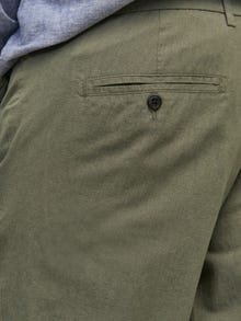 Jack & Jones Plius Siaurėjantis kirpimas Carrot fit Kelnės -Dusty Olive - 12259702