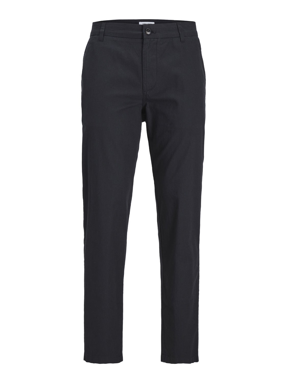 Plus Woven Horn Button Tailored Tapered Trousers | boohoo