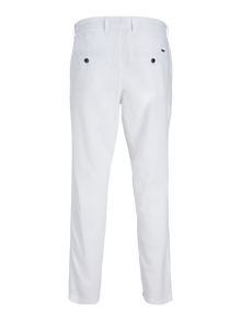 Jack & Jones Plus Size Pantaloni carrot fit Tapered Fit -Bright White - 12259702