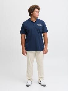Jack & Jones Plus Size Pantalon carotte Tapered Fit -Feather Gray - 12259702
