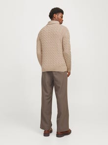 Jack & Jones Vienspalvis Megztinis -Pure Cashmere - 12259704