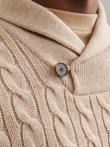 Jack & Jones Vienspalvis Megztinis -Pure Cashmere - 12259704