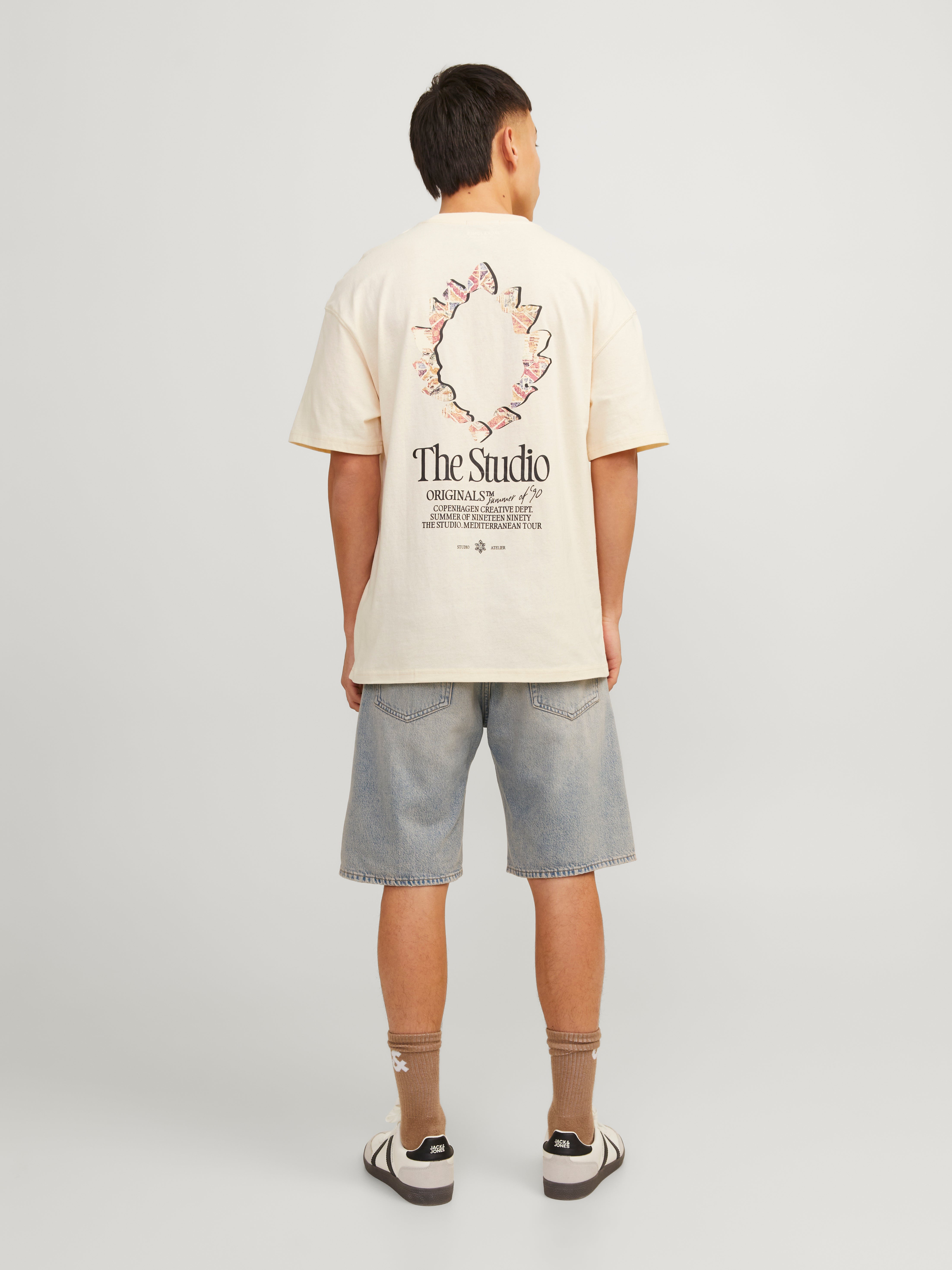 Jack & Jones Baggy fit Denim shorts -Blue Denim - 12259712