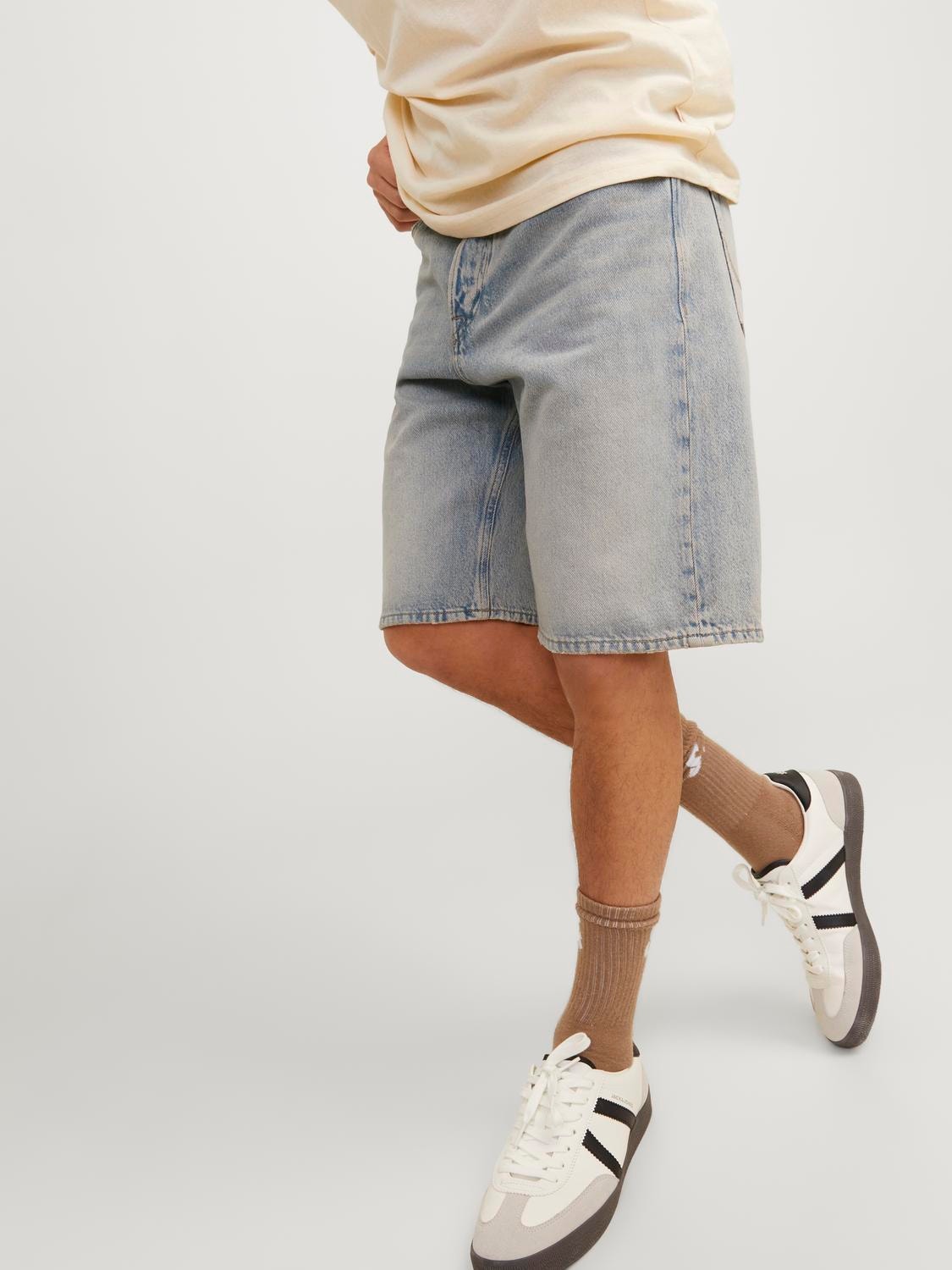 Jack & Jones Baggy fit Denim shorts -Blue Denim - 12259712