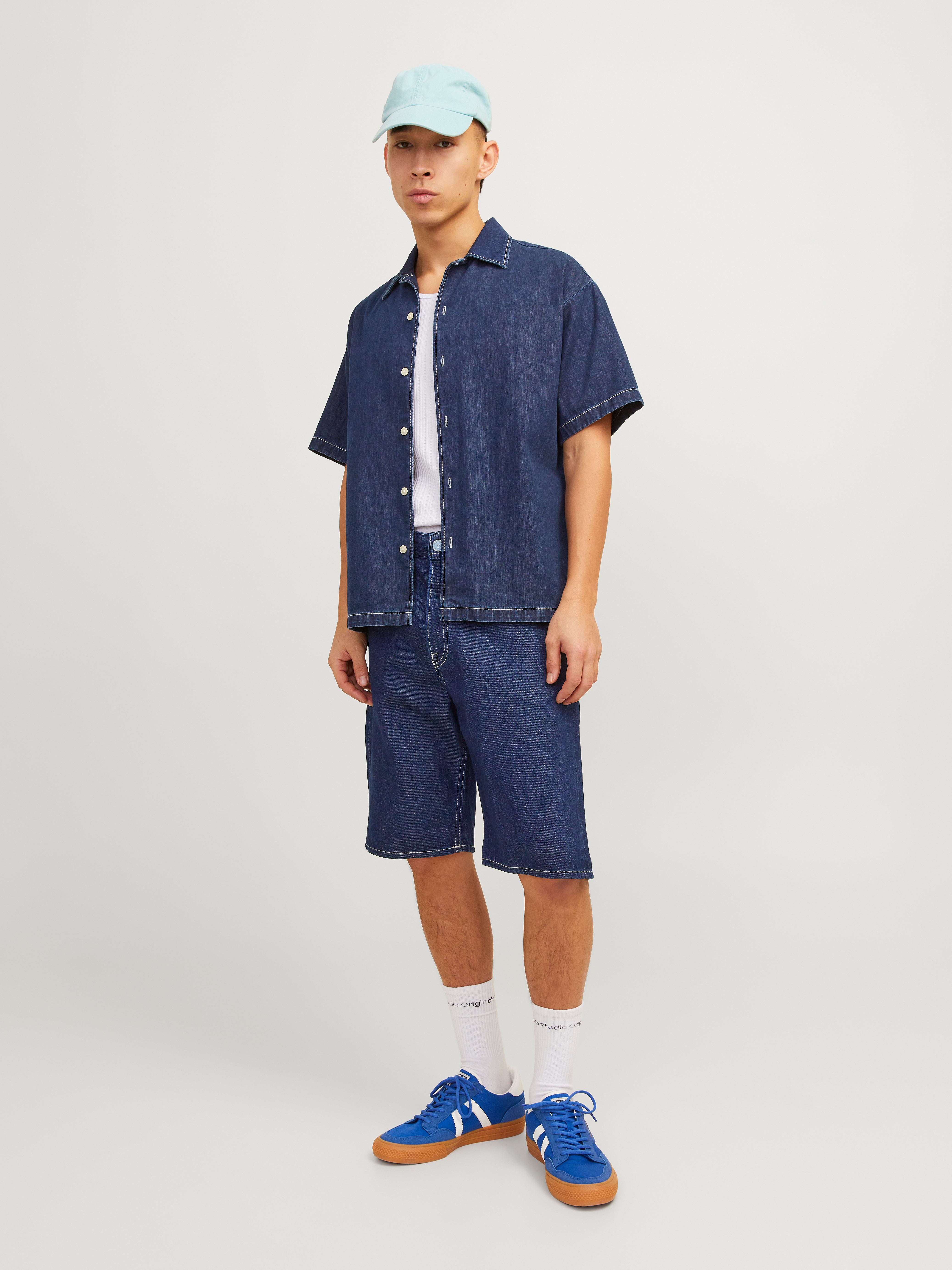 Baggy fit Jeansowe szorty