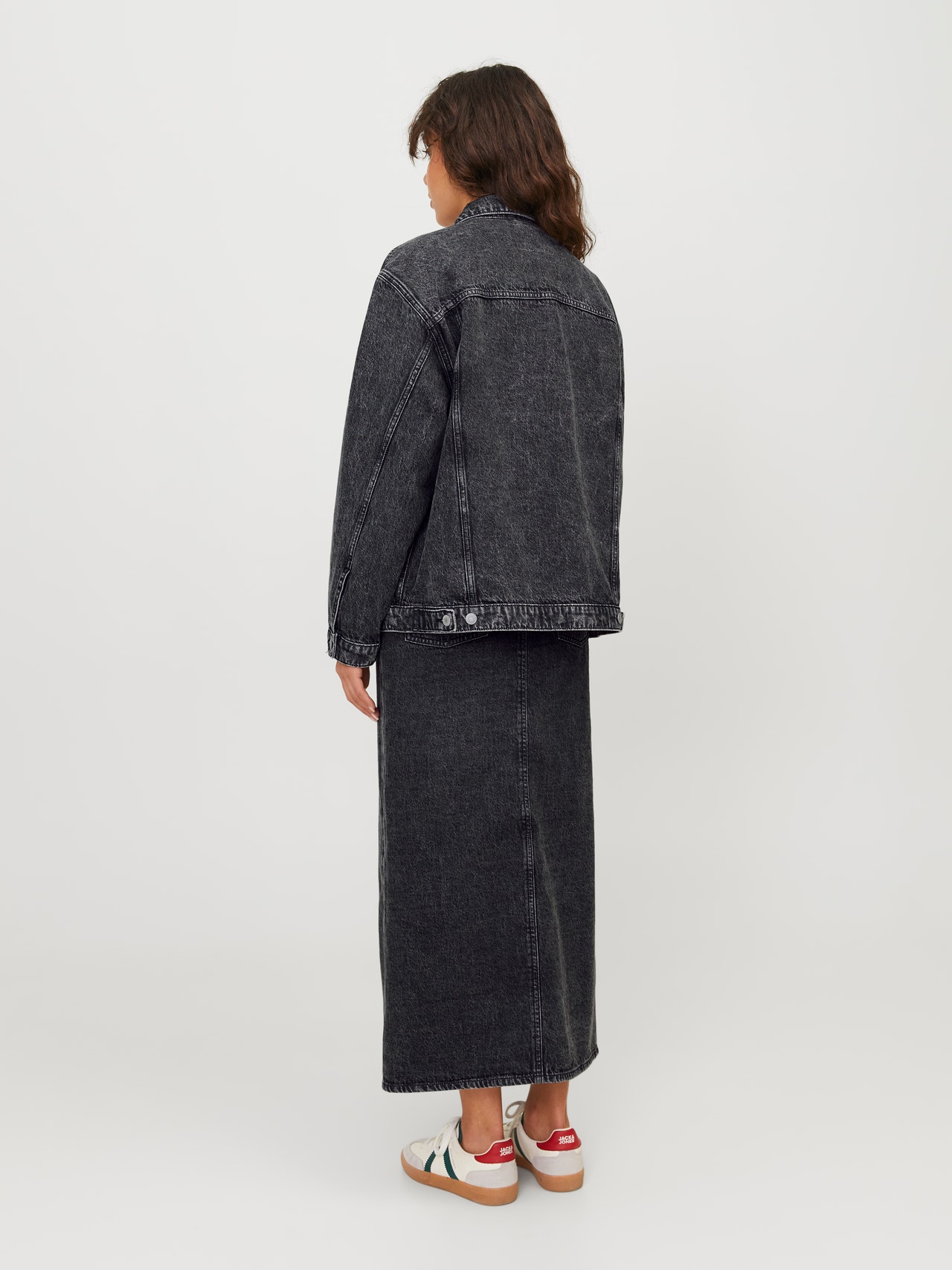 Oversized Button Jean Jacket Style 703-04 | 1ère Avenue Oversized Button Jean Jacket Style 703-04 | 1ère Avenue