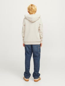 Jack & Jones Logo Hoodie Junior -Moonbeam - 12259795