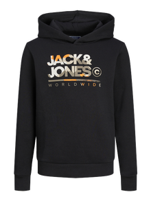 Jack & Jones Logotipas Džemperis Mini -Black - 12259796