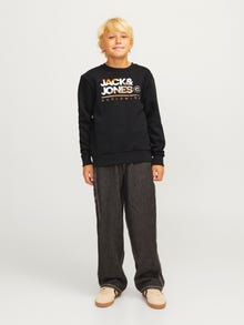 Jack & Jones Logo Sweatshirt -Black - 12259797