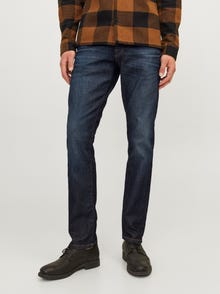 Jack & Jones JJIGLENN JJICON JJ 919 50SPS NOOS Priglundantys džinsai -Blue Denim - 12259815