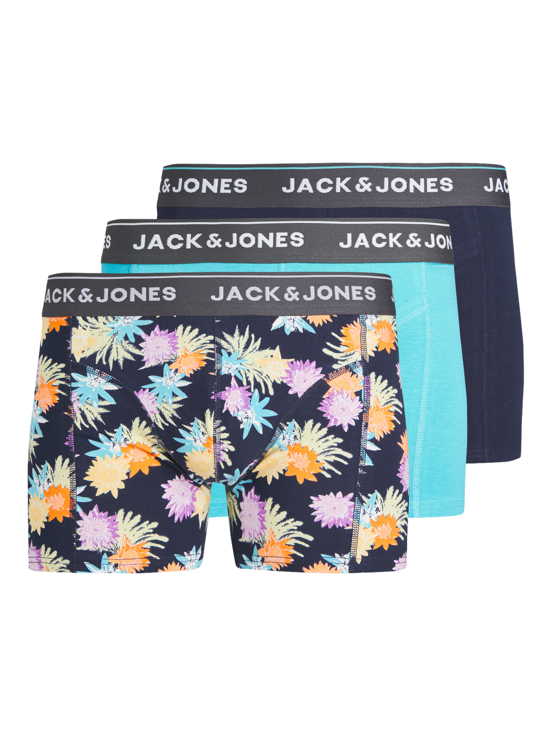Jack & Jones Plus Size 3-pakuotės Trumpikės -Navy Blazer - 12259897