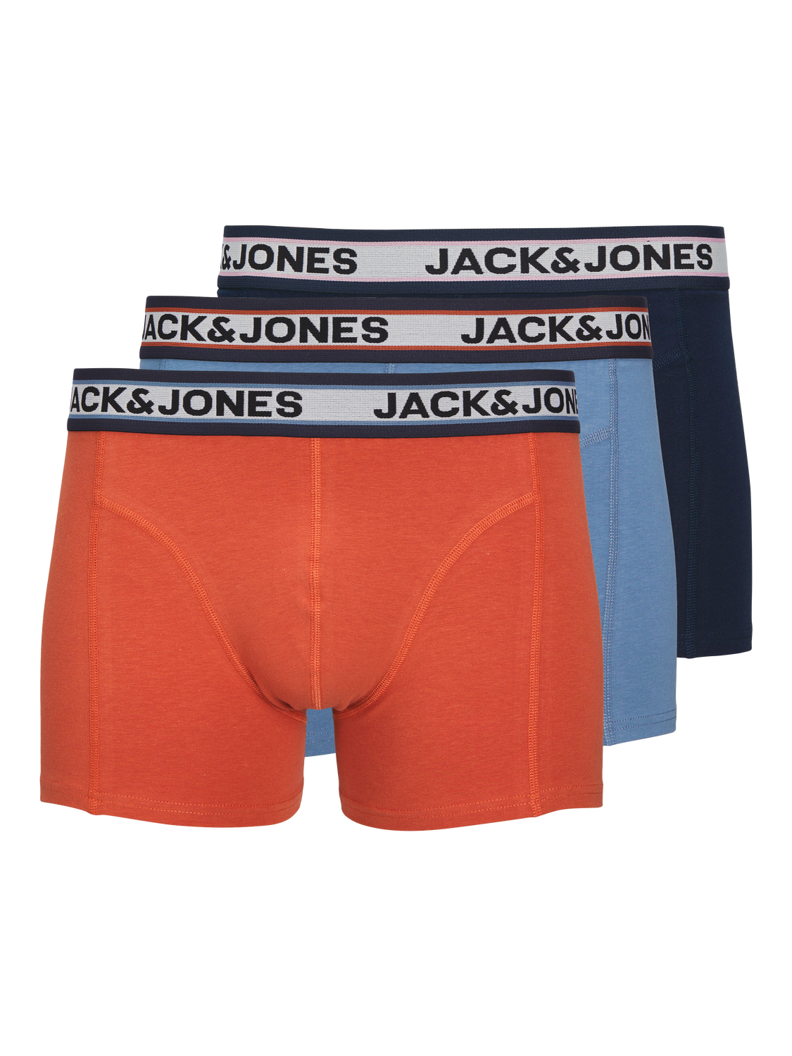 Jack & Jones Plus Size Paquete de 3 Boxers -Coronet Blue - 12259898