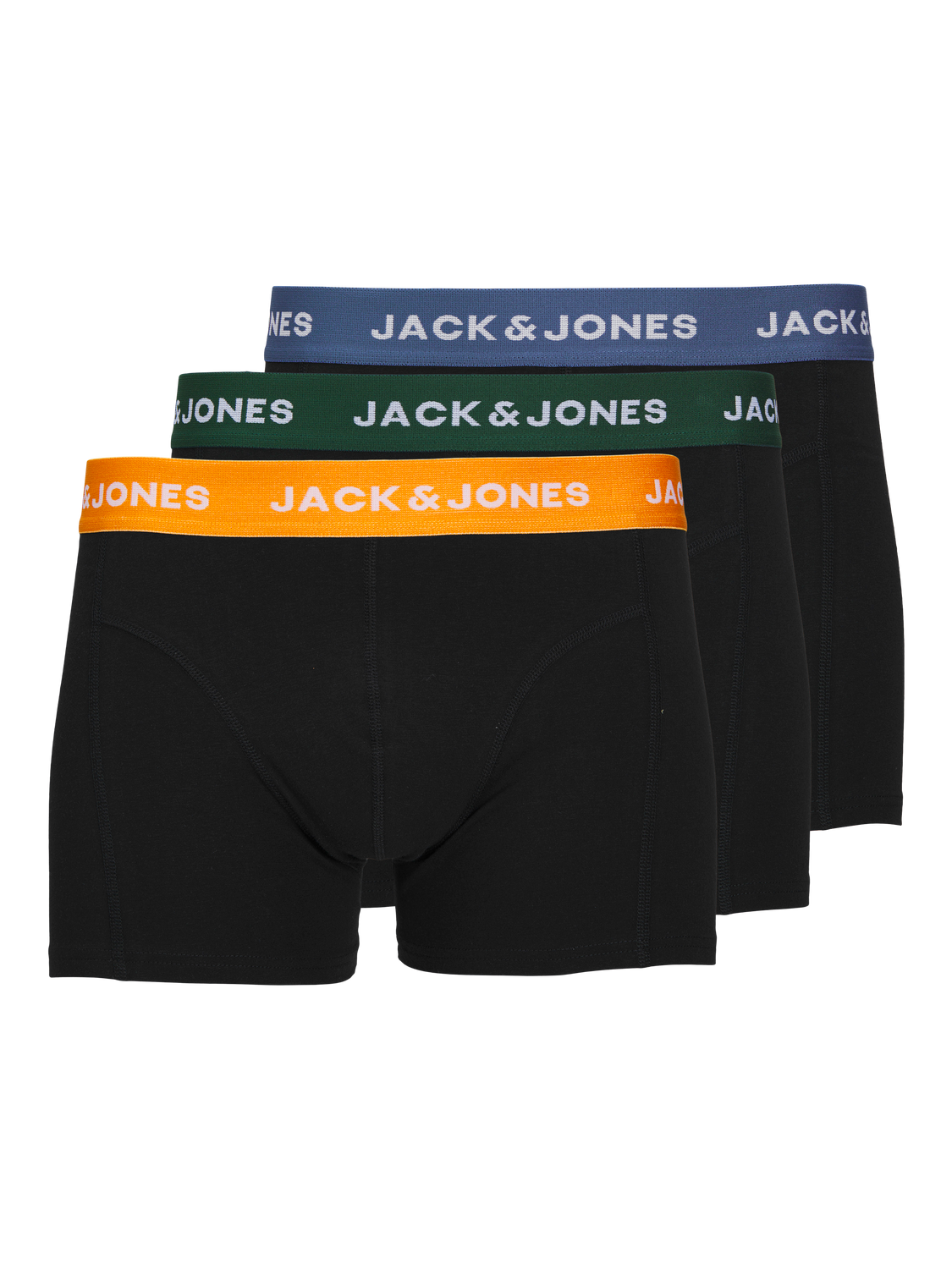 Jack & Jones Plus Size Paquete de 3 Boxers -Dark Green - 12259899