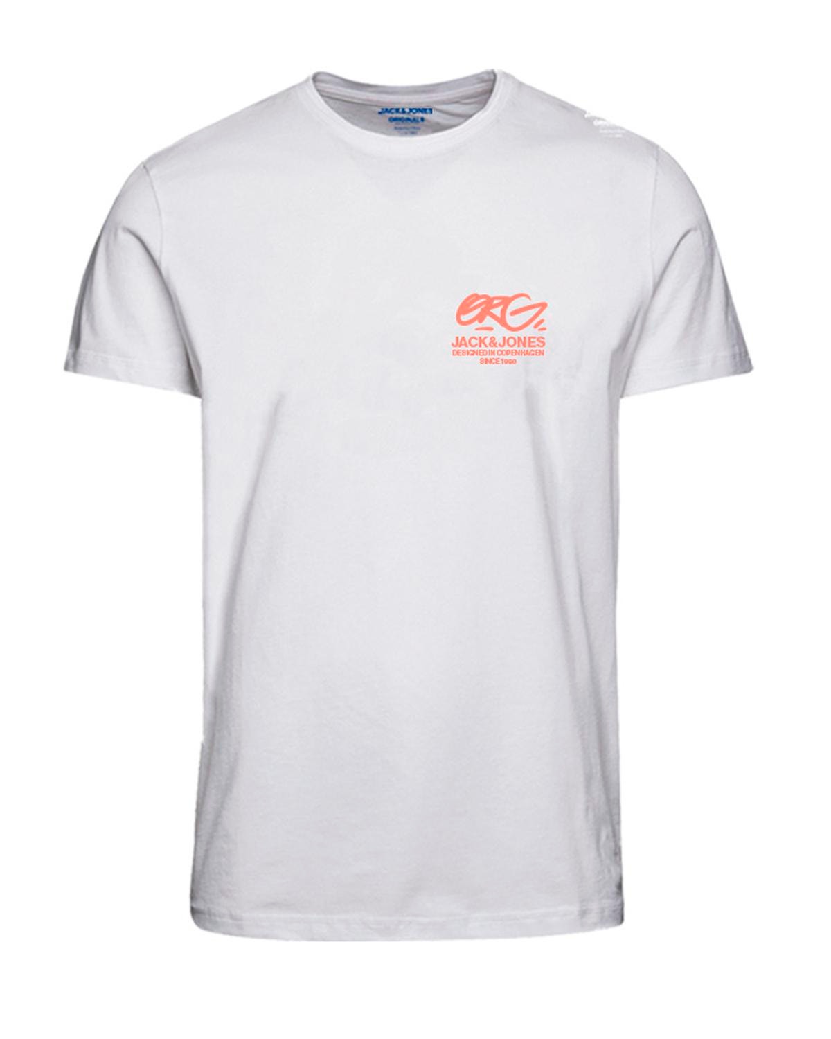 Jack & Jones Tryck T-shirt För pojkar -White - 12259924