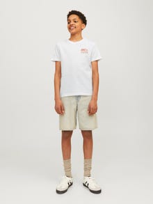 Jack & Jones Gedrukt T-shirt Voor jongens -White - 12259924