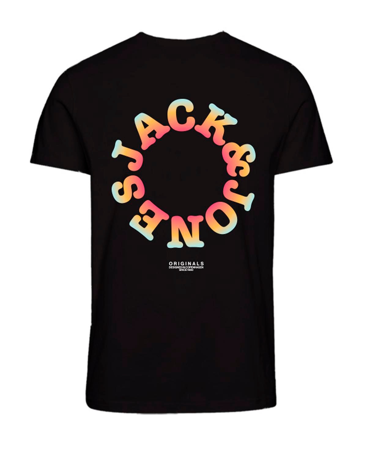 Jack & Jones Poikien Painettu T-paita -Black - 12259924