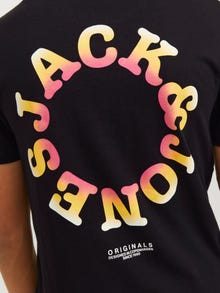 Jack & Jones Trykk T-skjorte For gutter -Black - 12259924
