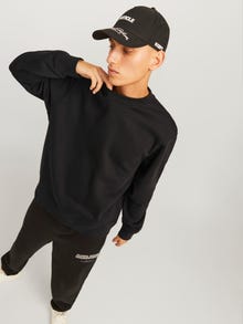 Jack & Jones Plain Sweatshirt -Black - 12259945