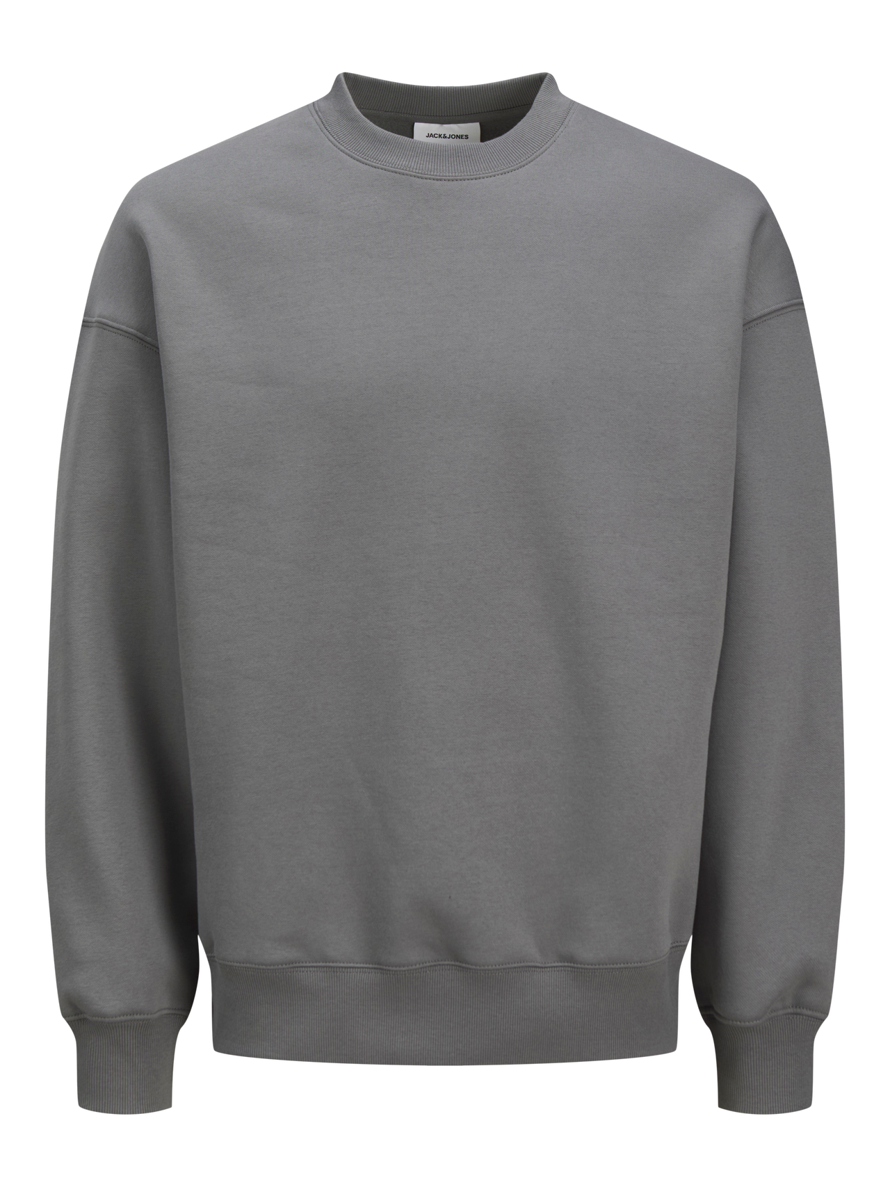 Einfarbig Sweatshirt Dunkelgrau Jack Jones