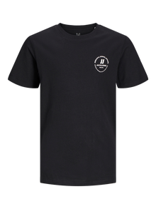 Jack & Jones Spausdintas raštas Marškinėliai Mini -Black - 12259964