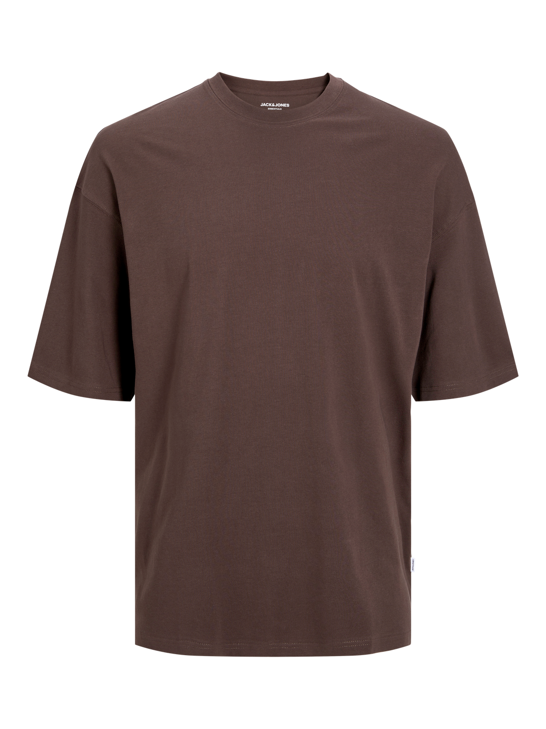 Jack & Jones Enfärgat Rundringning T-shirt -Mulch - 12259975