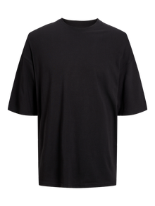 Jack & Jones Plain Crew neck T-shirt -Black - 12259975