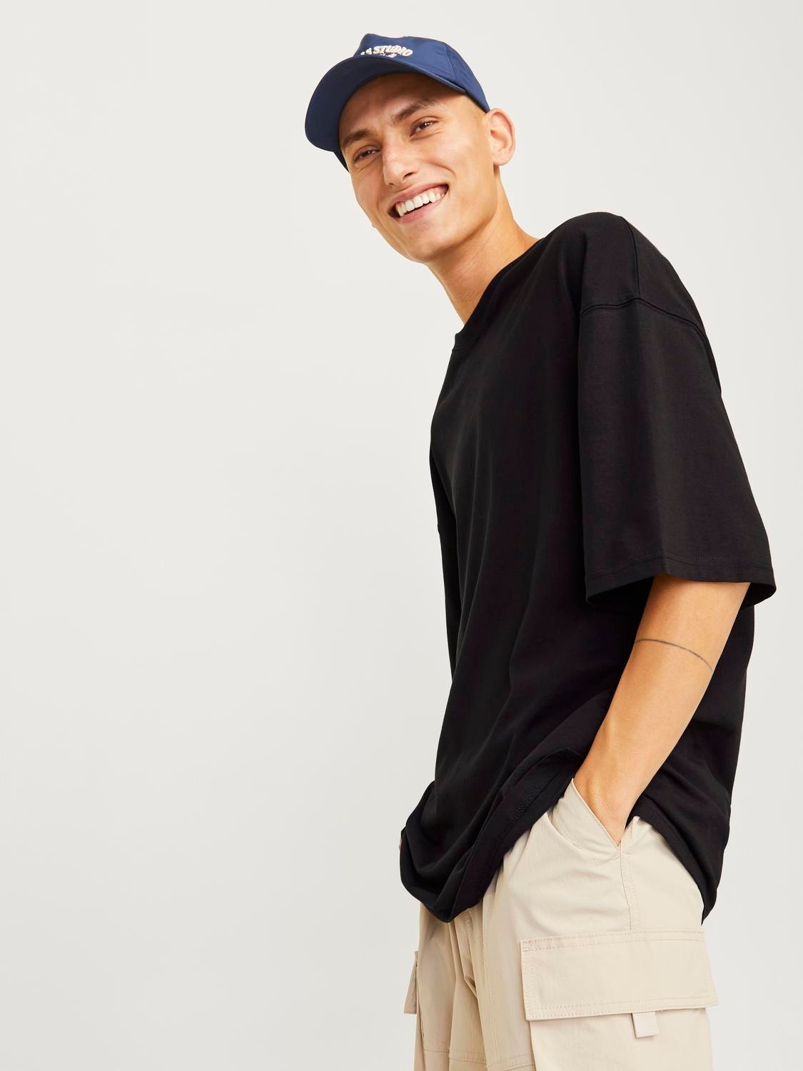 Jack & Jones Vanlig O-hals T-skjorte -Black - 12259975