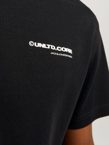 Jack & Jones T-shirt Imprimé Col rond -Black - 12260003
