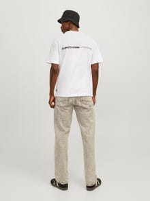 Jack & Jones T-shirt Imprimé Col rond -White - 12260003