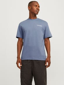 Jack & Jones Tryck Rundringning T-shirt -Flint Stone - 12260003