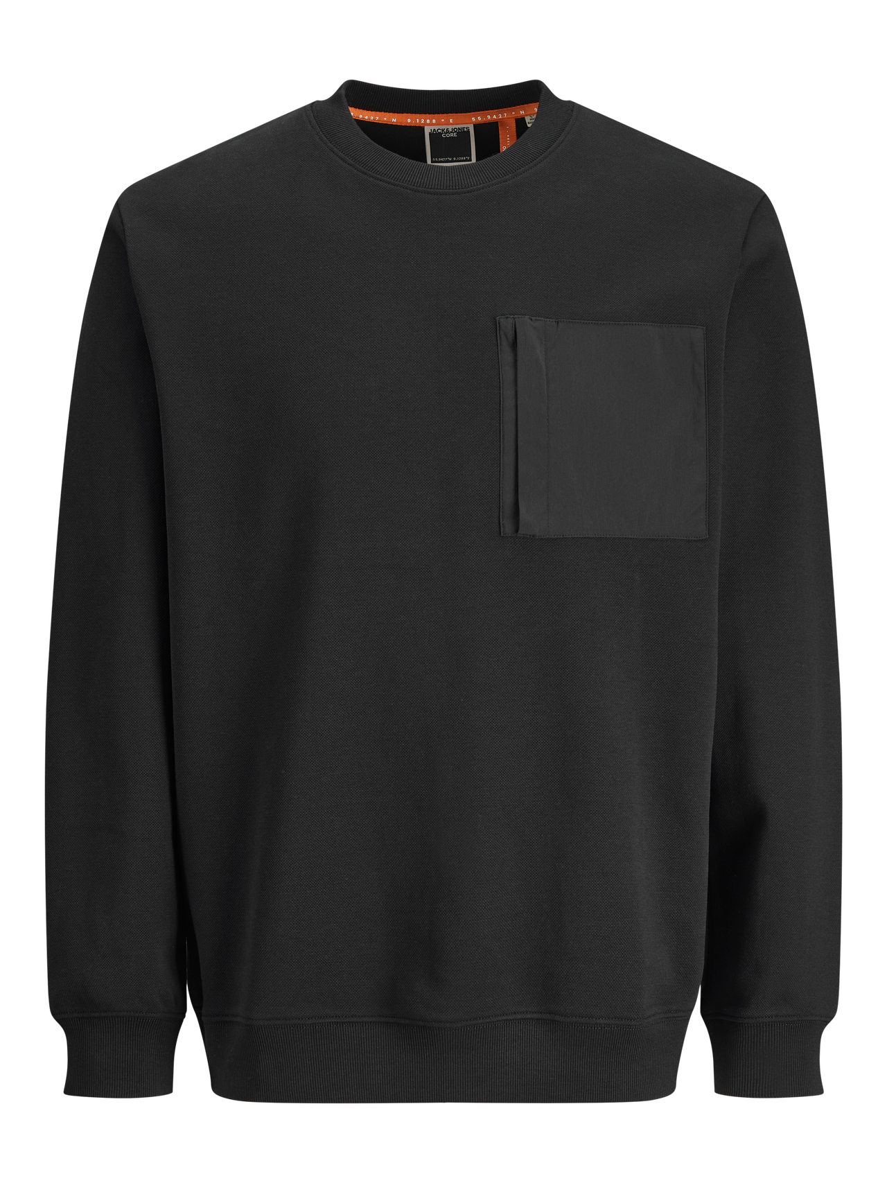 Plain Sweatshirt Black Jack Jones