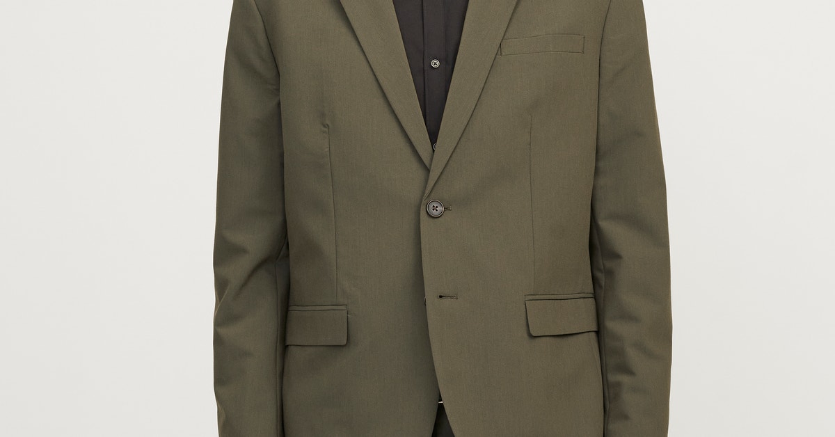 Jack & Jones PREMIUM JPRBUSHWICK MATHEW - Blazer - peat/zwart Jack & Jones PREMIUM JPRBUSHWICK MATHEW - Blazer - peat/zwart