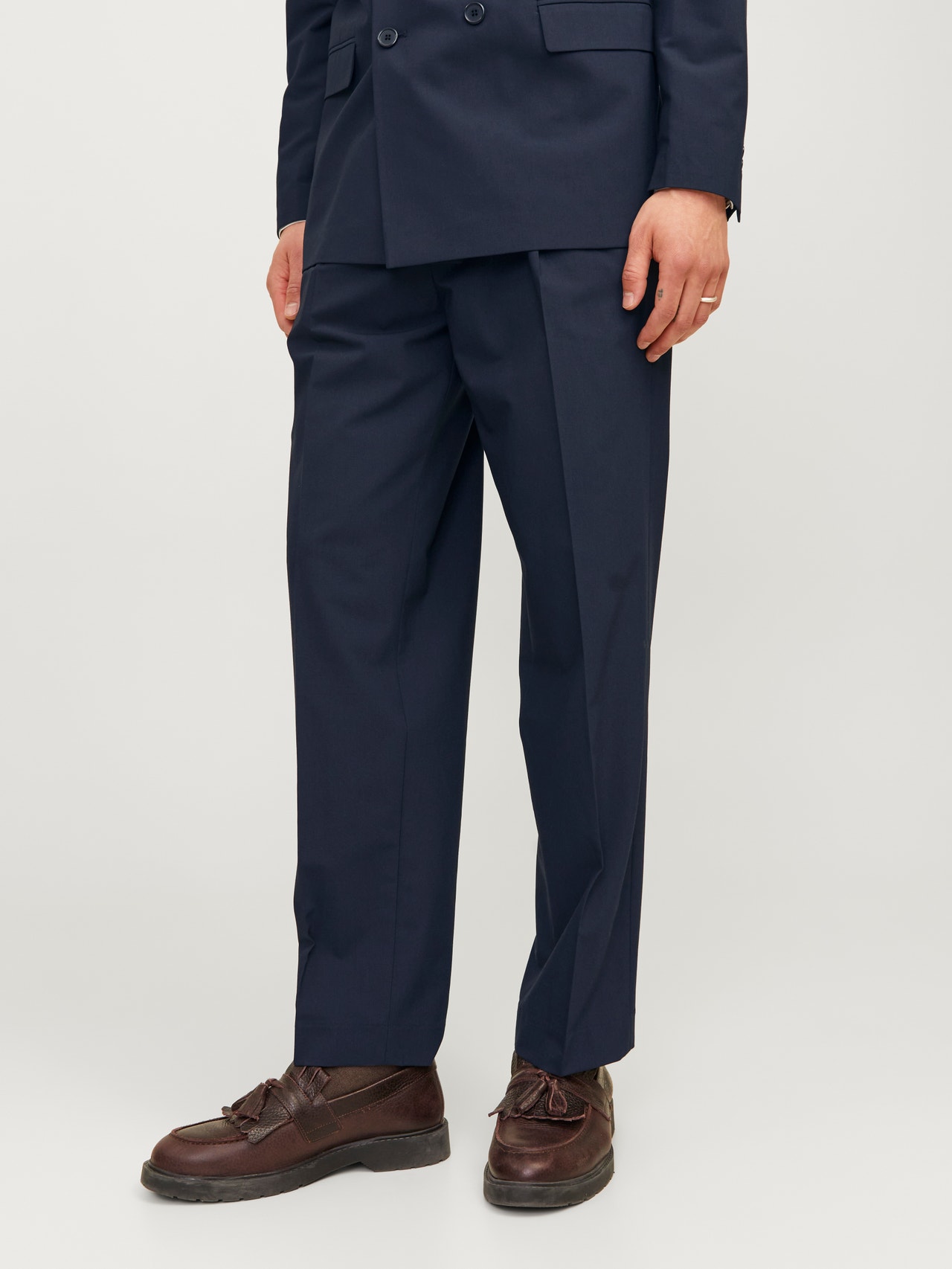 Jeans Jack Jones Da Uomo Pantalone Slim Fit Elasticizzato Vita Bassa Neri W28 31 - Foto 9