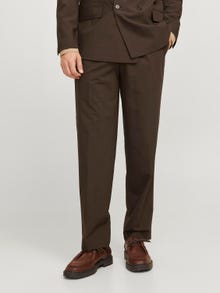 Jack & Jones JPRBUSHWICK Krój swobodny Eleganckie spodnie -Slate Black - 12260071