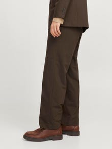Jack & Jones JPRBUSHWICK Krój swobodny Eleganckie spodnie -Slate Black - 12260071