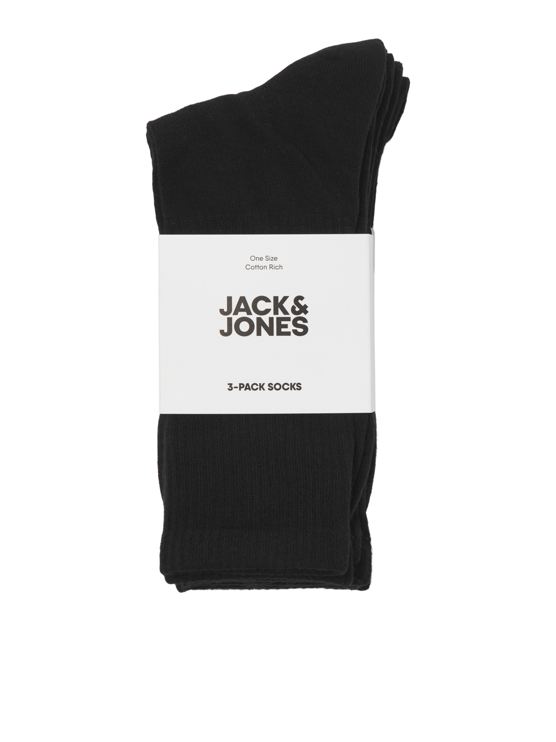 Jack & Jones 3-pakkainen Sukat -Black - 12260081