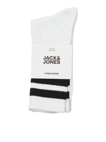 Jack & Jones 3-pack Socks -White - 12260082