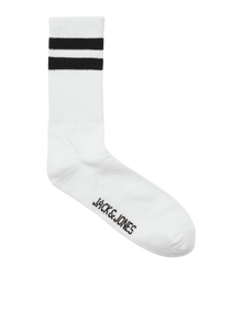 Jack & Jones 3-pack Sok -White - 12260082