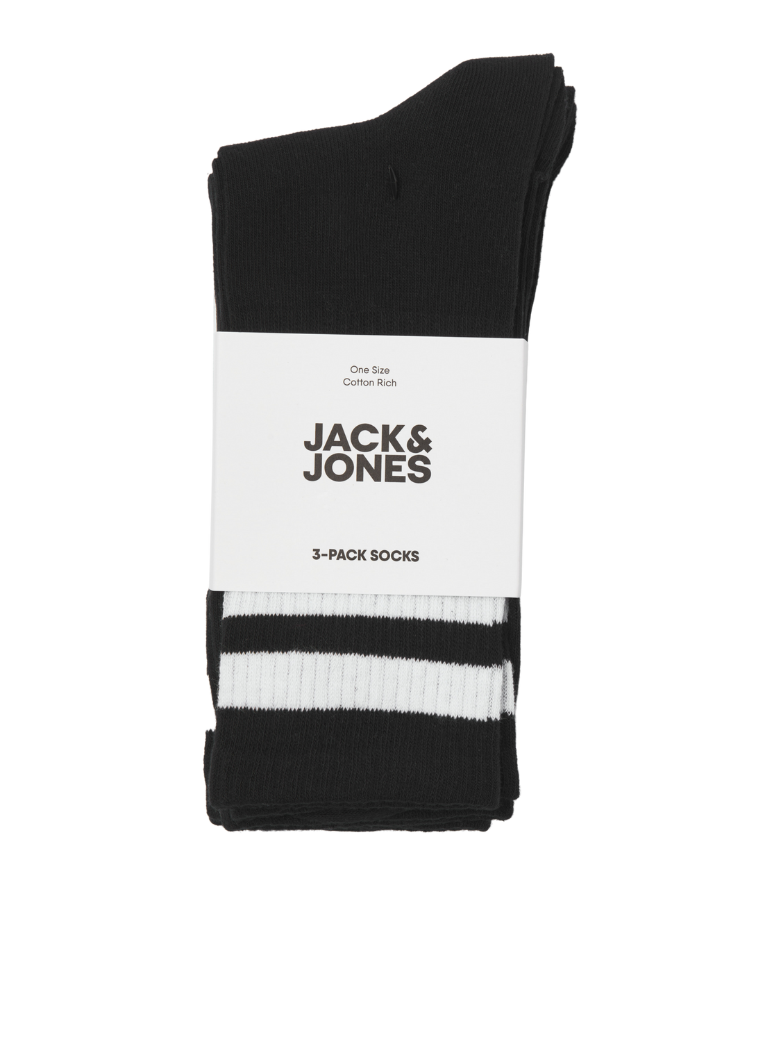 Jack & Jones 3-pack Socks -Black - 12260082