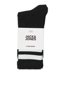 Jack & Jones 3-pack Sokken -Black - 12260082