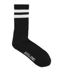 Jack & Jones 3-balení Ponožky -Black - 12260082