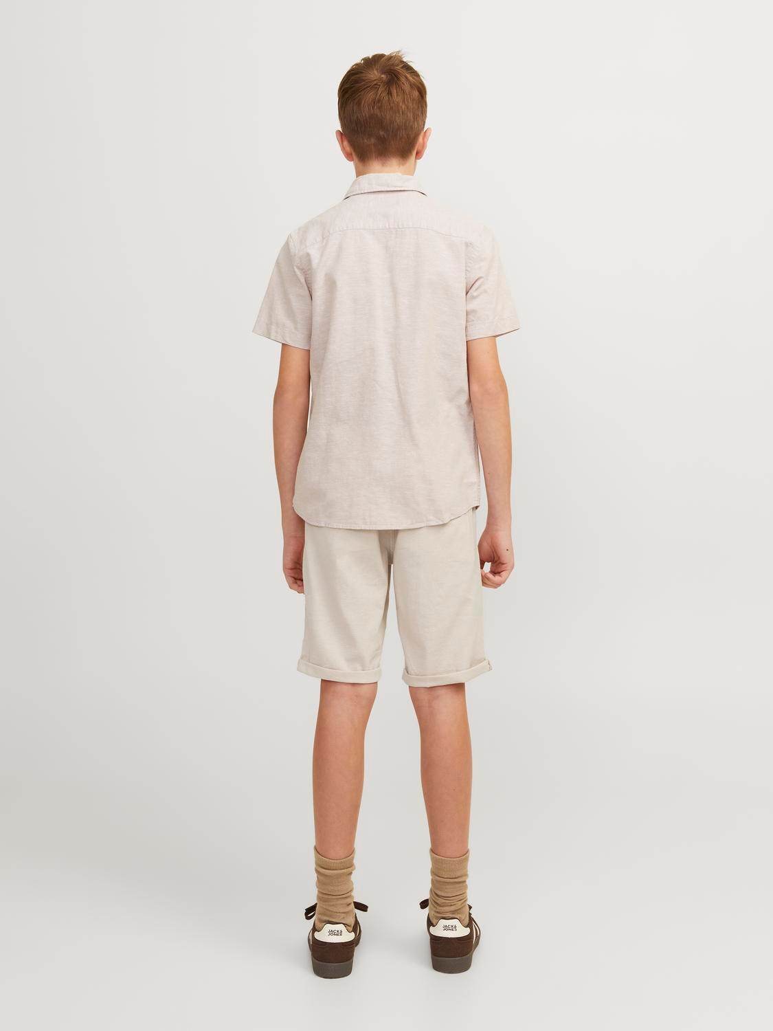 Jack & Jones Regular Fit Regular fit shorts For boys -Moonbeam - 12260084